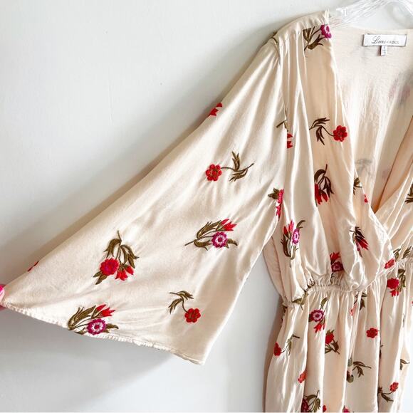 Lovers + Friends Cream Floral Embroidered Mini Dress - Picture 5 of 9
